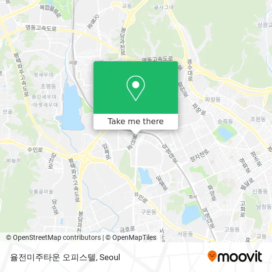 율전미주타운 오피스텔 map