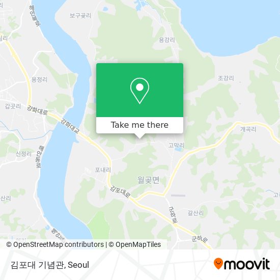 김포대 기념관 map
