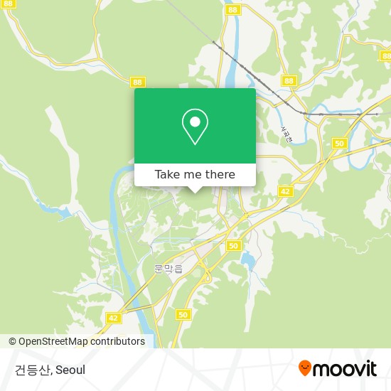 건등산 map