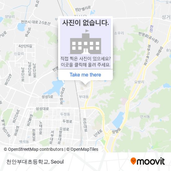 천안부대초등학교 map