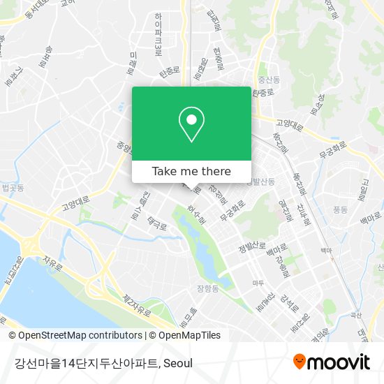 강선마을14단지두산아파트 map