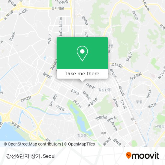 강선6단지 상가 map