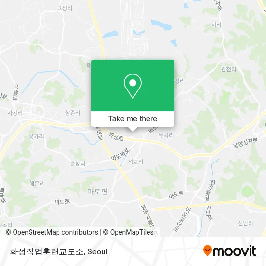 화성직업훈련교도소 map