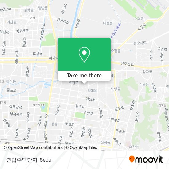 연립주택단지 map