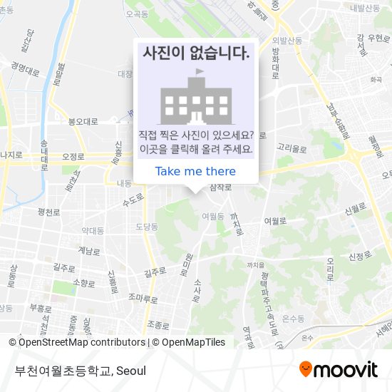 부천여월초등학교 map