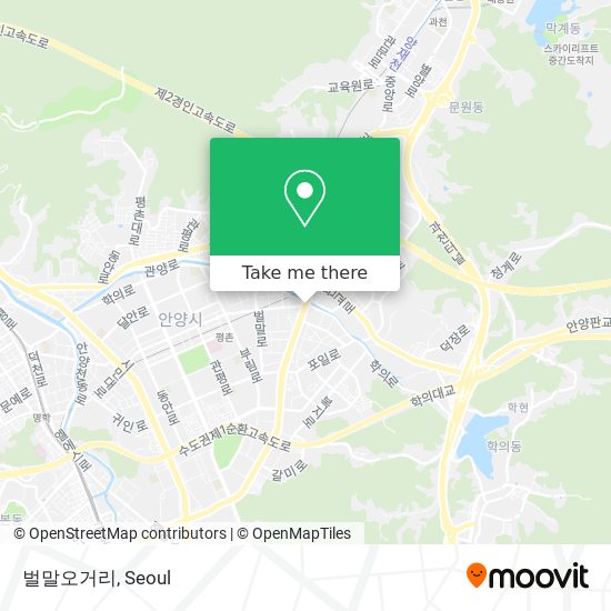 벌말오거리 map