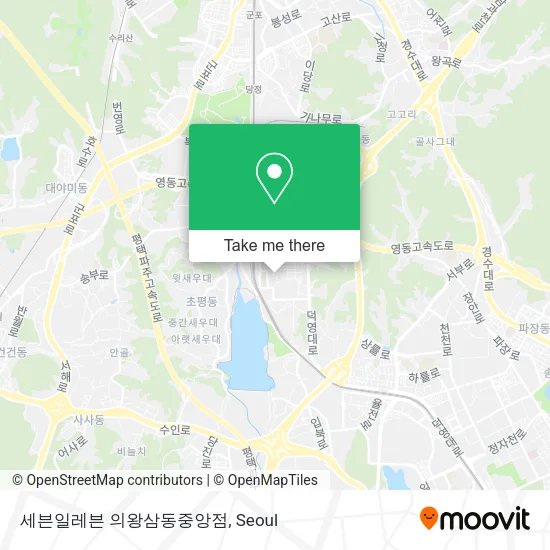 세븐일레븐 의왕삼동중앙점 map