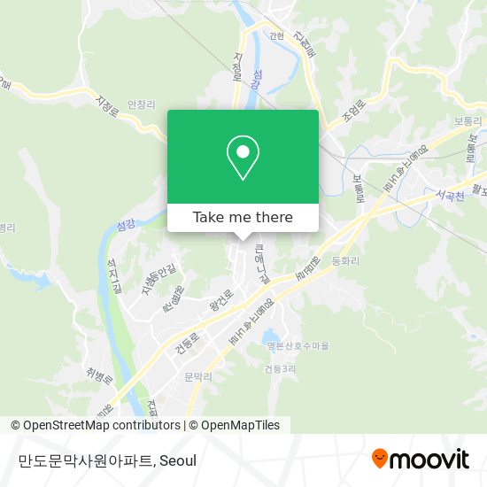 만도문막사원아파트 map