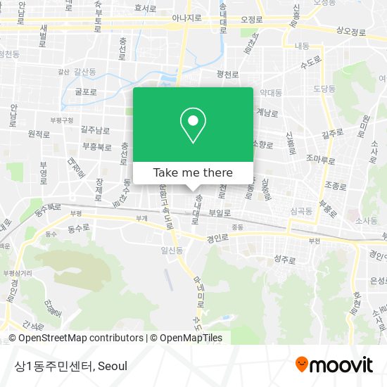 상1동주민센터 map