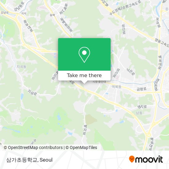 삼가초등학교 map