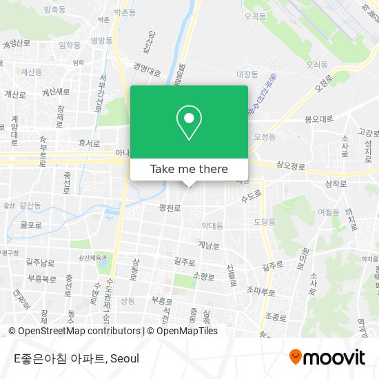 E좋은아침 아파트 map