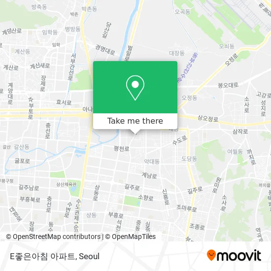 E좋은아침 아파트 map