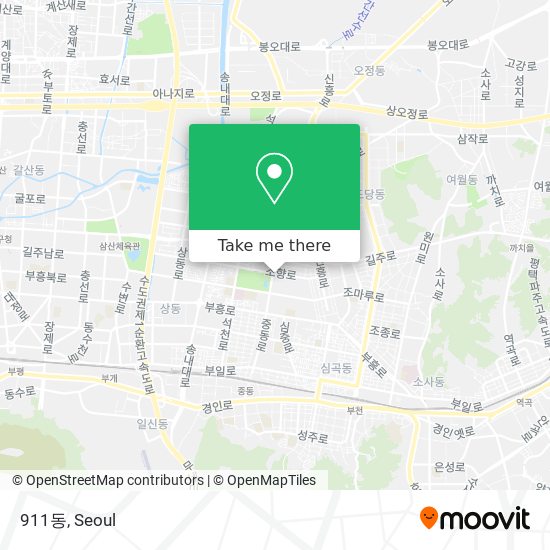 911동 map
