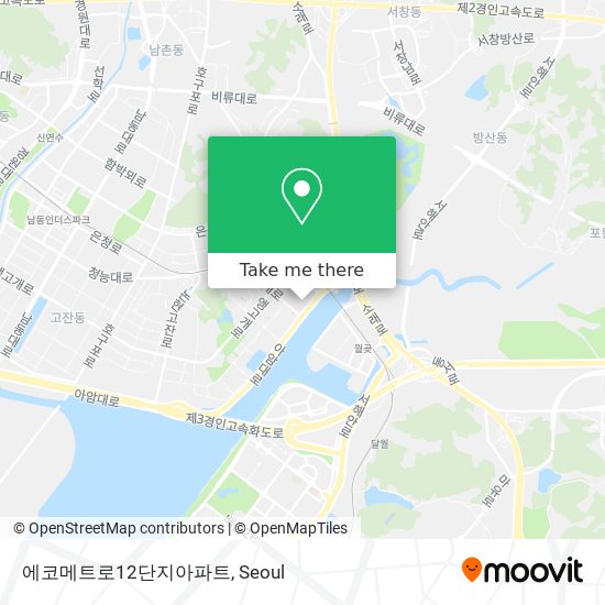 에코메트로12단지아파트 map