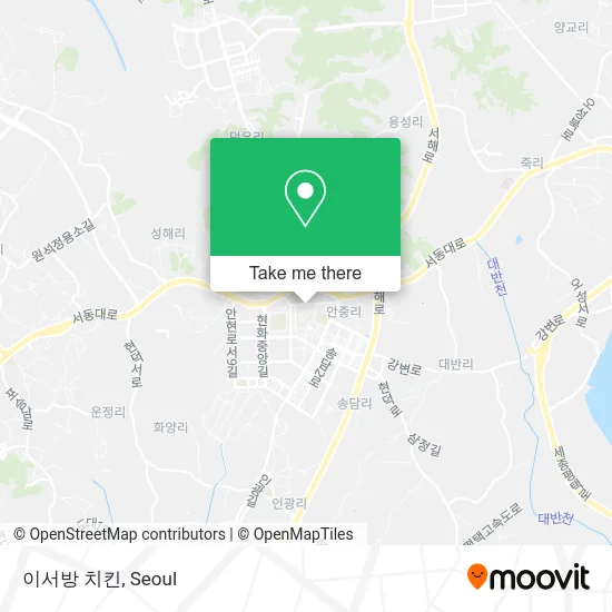이서방 치킨 map