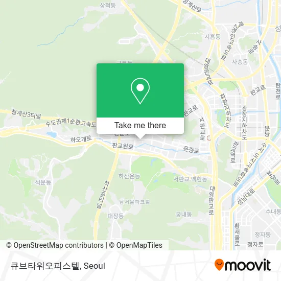 큐브타워오피스텔 map