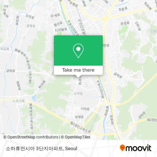 소하휴먼시아 3단지아파트 map
