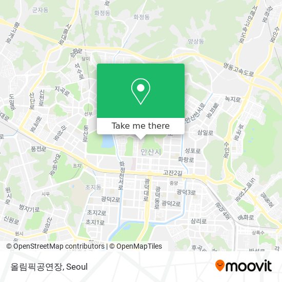 올림픽공연장 map