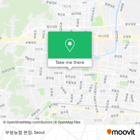 부평농협 본점 map