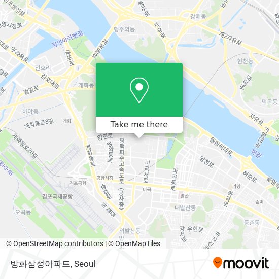 방화삼성아파트 map