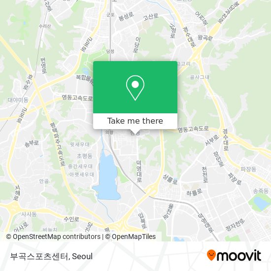 부곡스포츠센터 map