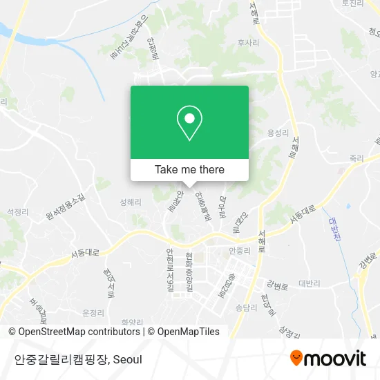 안중갈릴리캠핑장 map