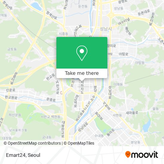 Emart24 map