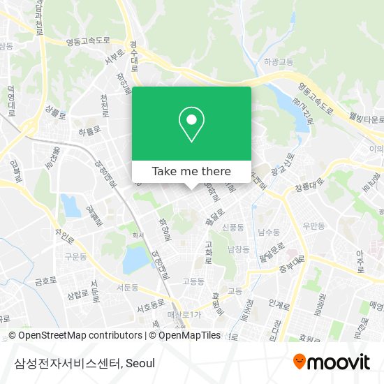 삼성전자서비스센터 map