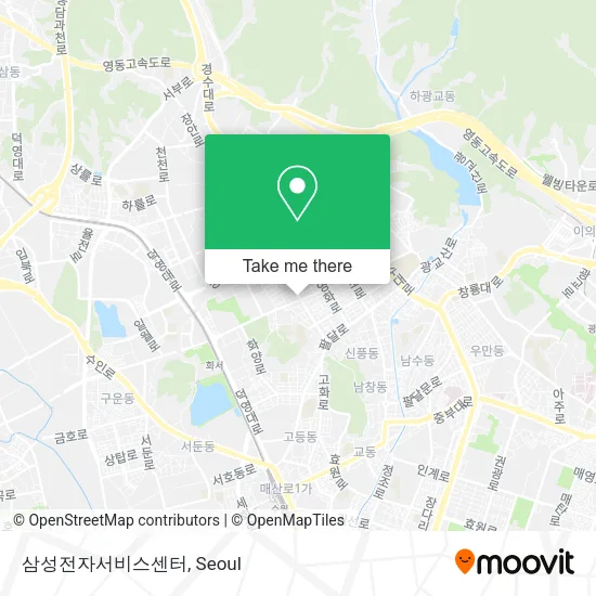 삼성전자서비스센터 map