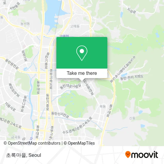 초록마을 map