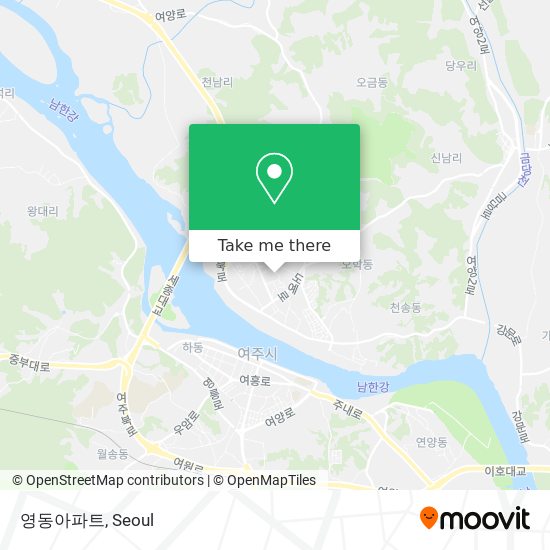 영동아파트 map