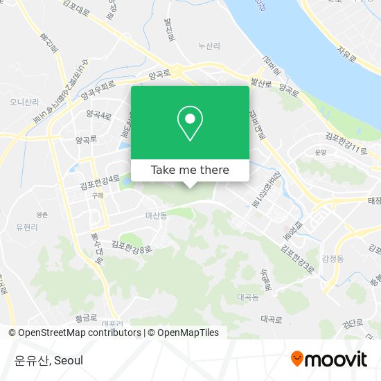 운유산 map