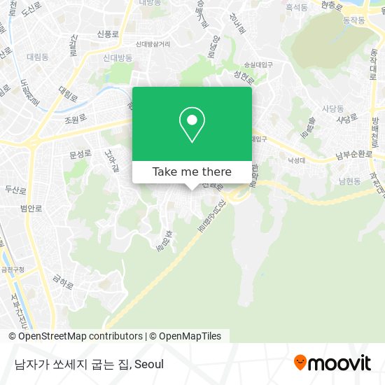 남자가 쏘세지 굽는 집 map