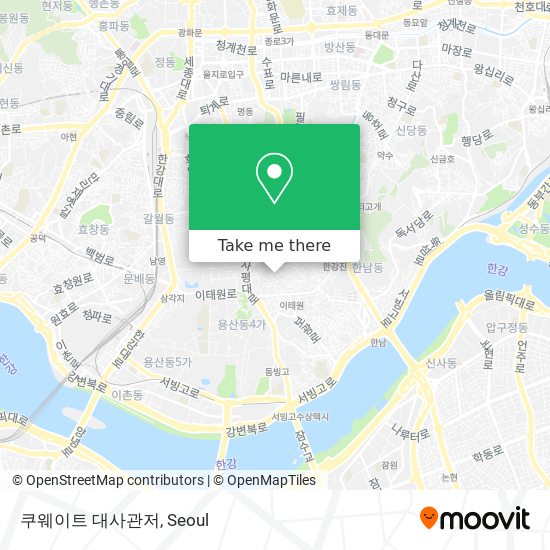 쿠웨이트 대사관저 map