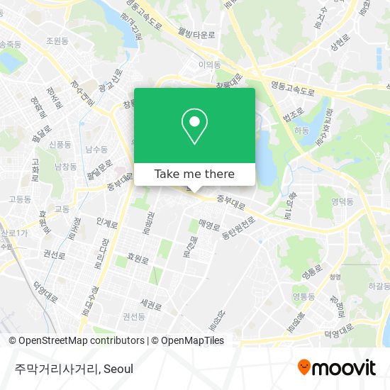 주막거리사거리 map