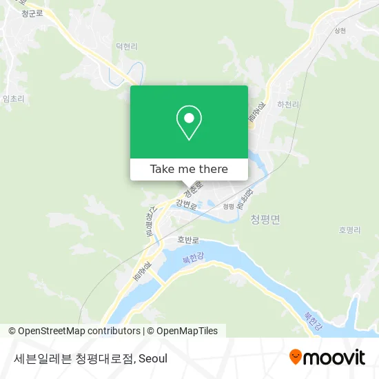세븐일레븐 청평대로점 map