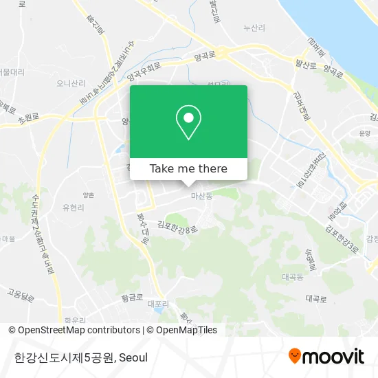한강신도시제5공원 map