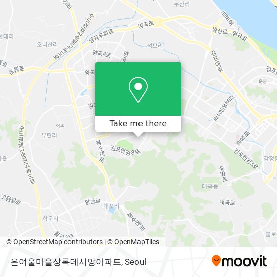 은여울마을상록데시앙아파트 map