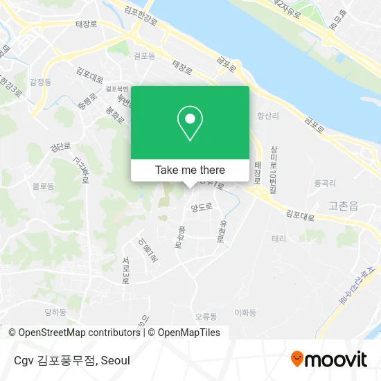 Cgv 김포풍무점 map
