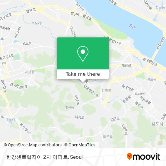 한강센트럴자이 2차 아파트 map