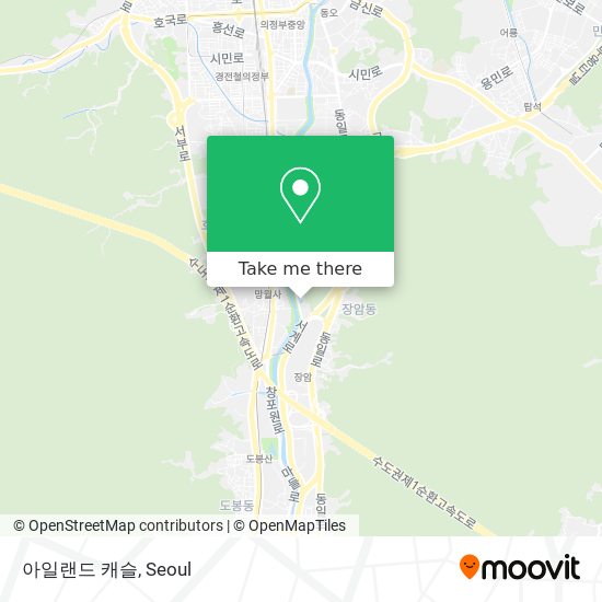 아일랜드 캐슬 map