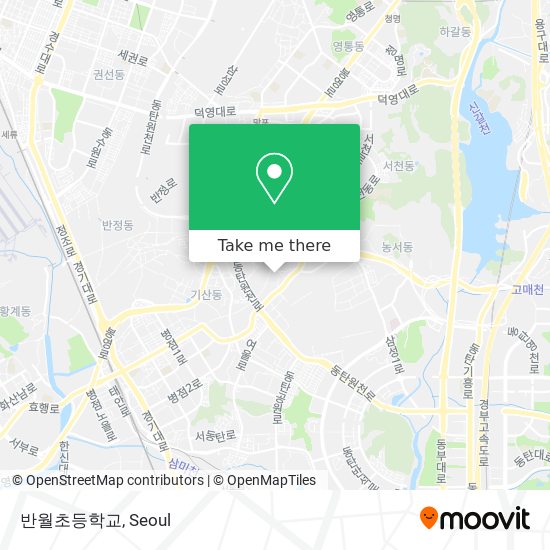 반월초등학교 map