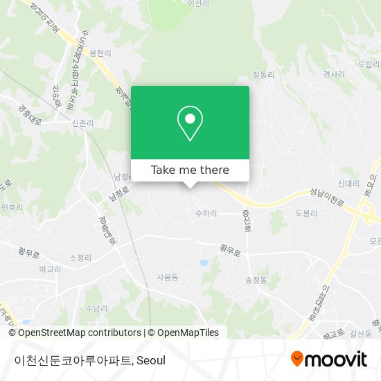 이천신둔코아루아파트 map