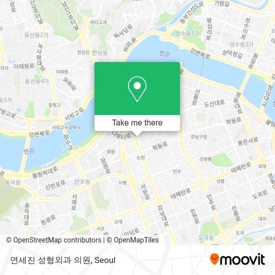 연세진 성형외과 의원 map