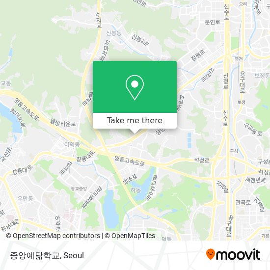 중앙예닮학교 map