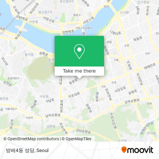 방배4동 성당 map