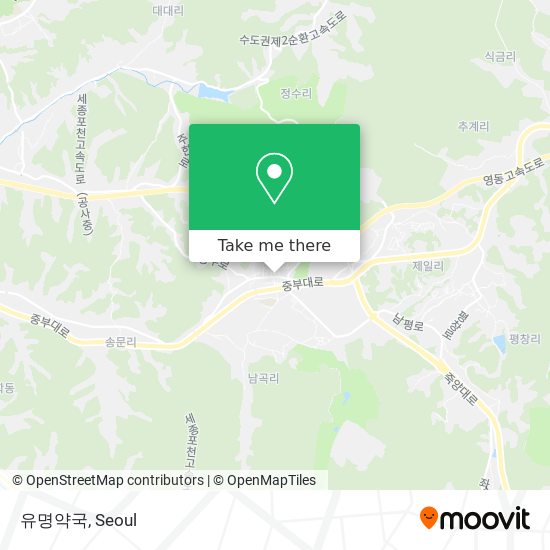 유명약국 map