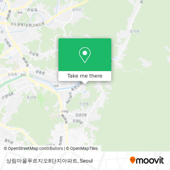 상림마을푸르지오8단지아파트 map