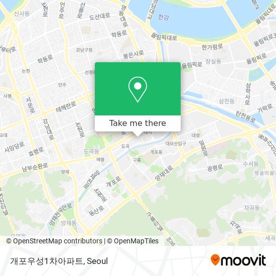 개포우성1차아파트 map
