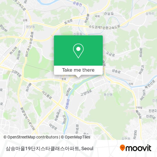 삼송마을19단지스타클래스아파트 map